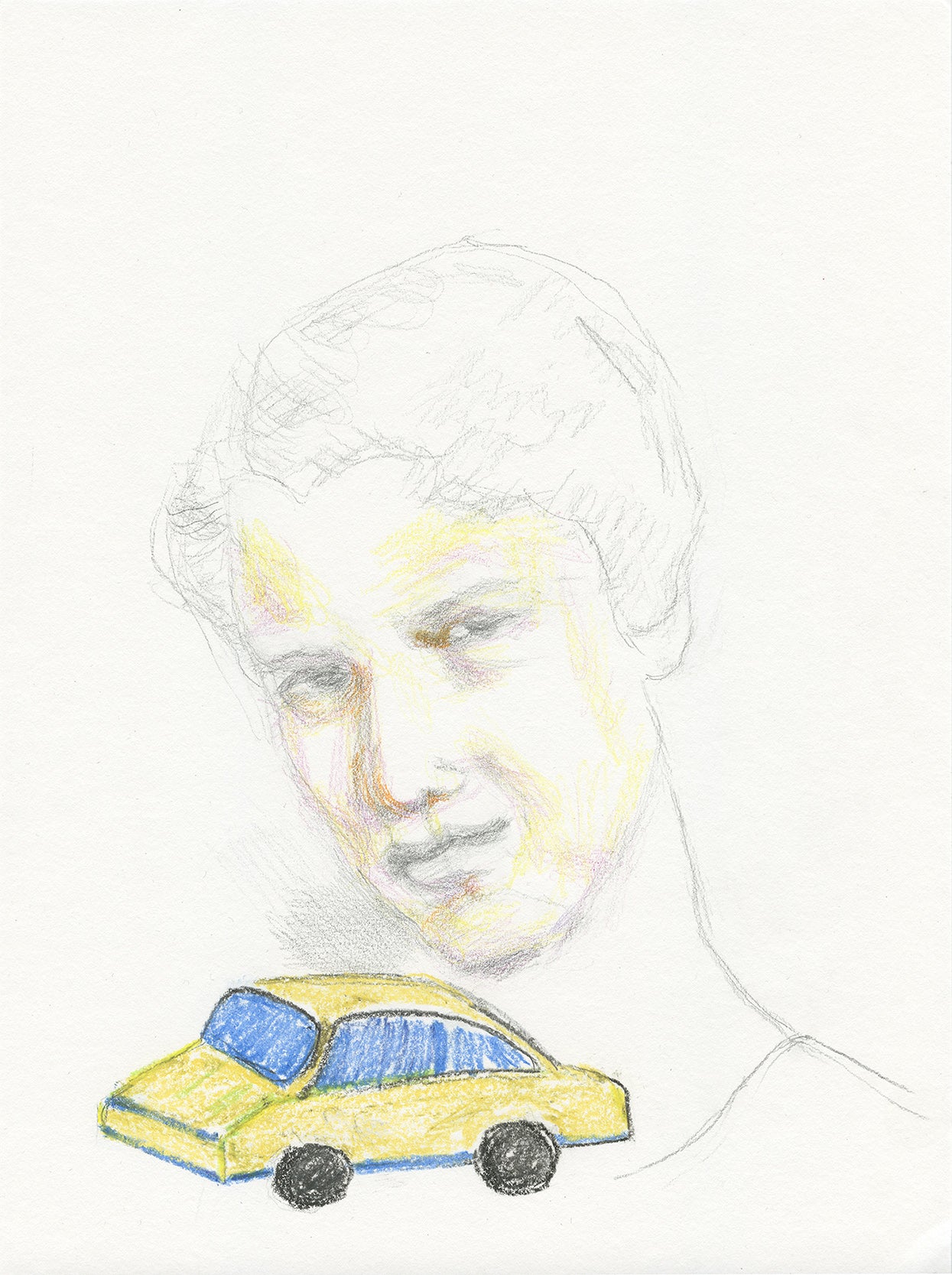 Crayon Car (Sketchbook), 2026