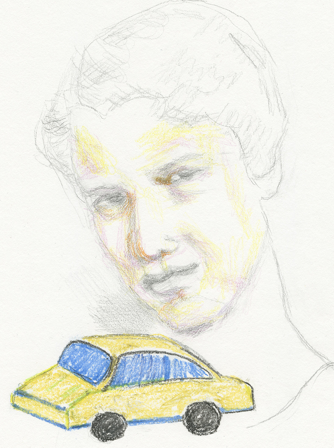 Crayon Car (Sketchbook), 2026